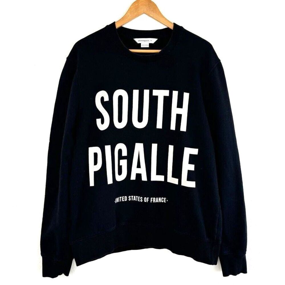 eleven paris Sweatshirt Mens XXL "South Pigalle" United‎ States of France Casual